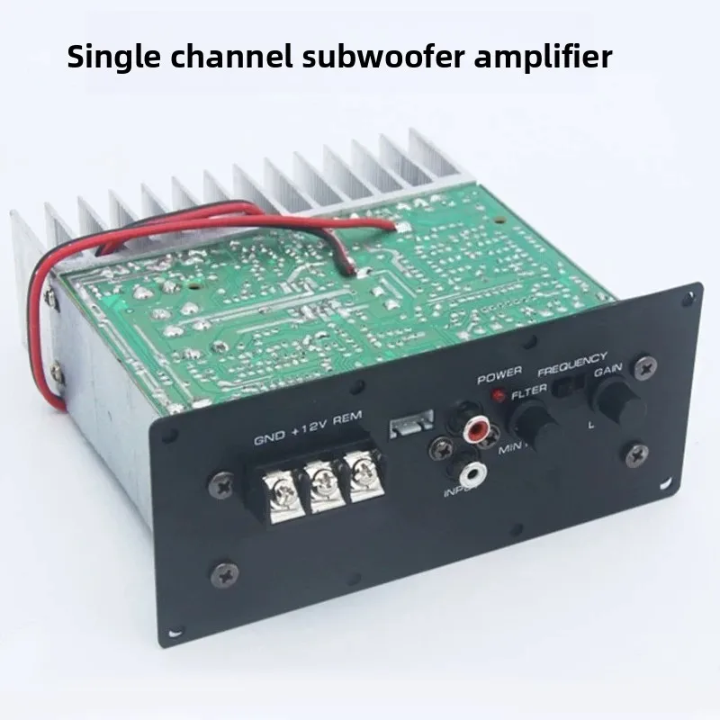 12V Car Audio Amp Board 868 Mono Channel High Power Subwoofer Module Heavy Bass Full Range Amplifier