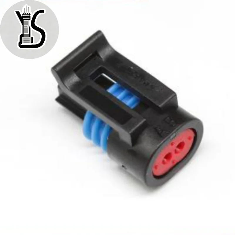 

10 шт. оригинальный 12162195 электрический 2-контактный черный Metri-Pack 150.2 герметичный гнездовой разъем в сборе