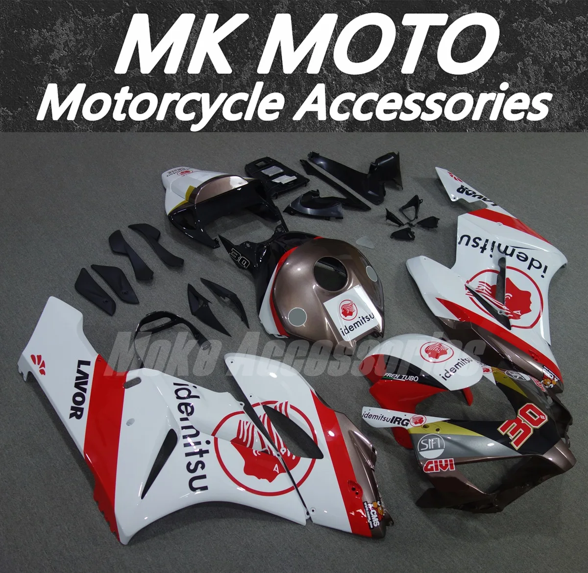 Fairings Kit Fit For Cbr1000rr 2004-2005 Bodywork Set High Quality ABS Injection New Red White brown