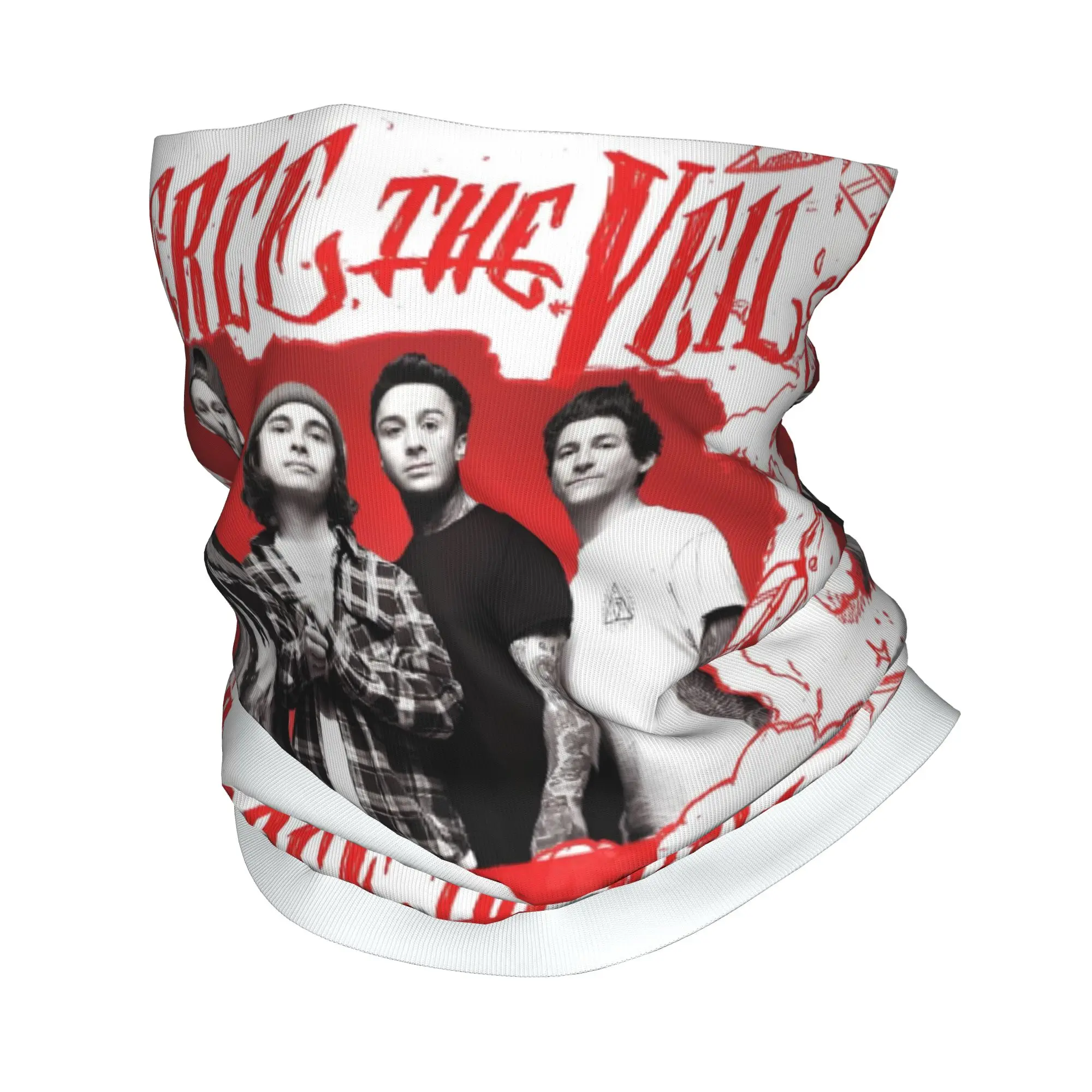 

Пользовательский Pierce The Veil, американская рок-группа, бандана, гетры, ветрозащитный шарф для лица, женский и мужской головной убор, Балаклава-трубка