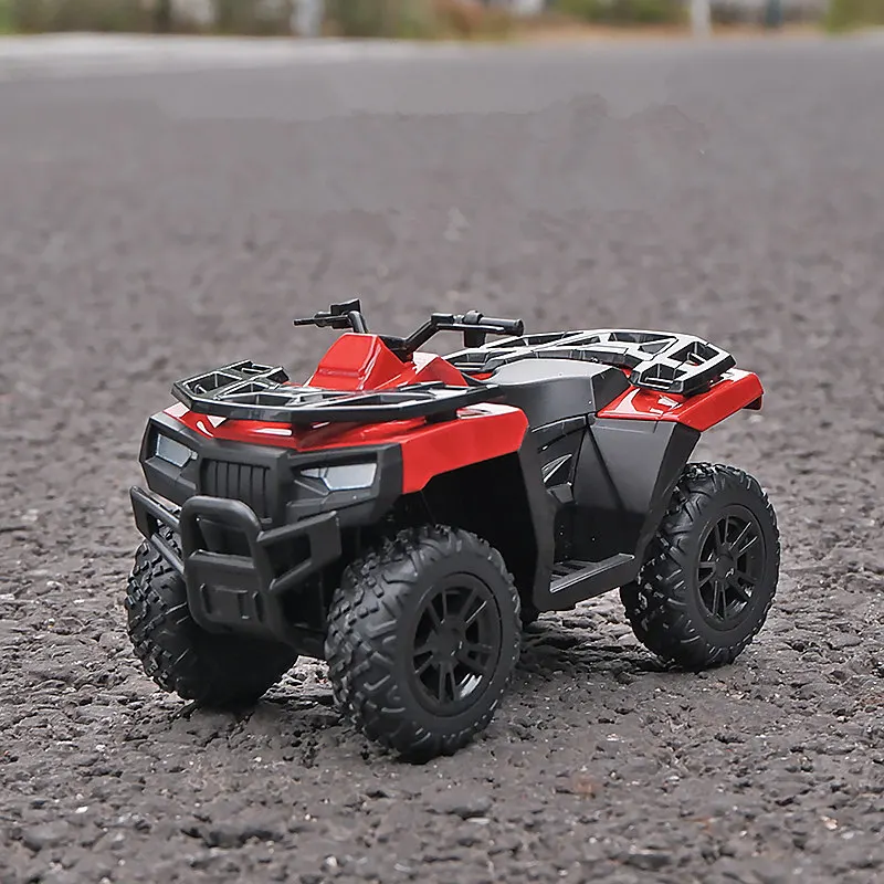 1:36 Alloy ATV Motorcycle Model Diecasts Metal Toy Beach All-Terrain Off-Road Motorcycle Motorcycle Model Simulation Kids Gifts