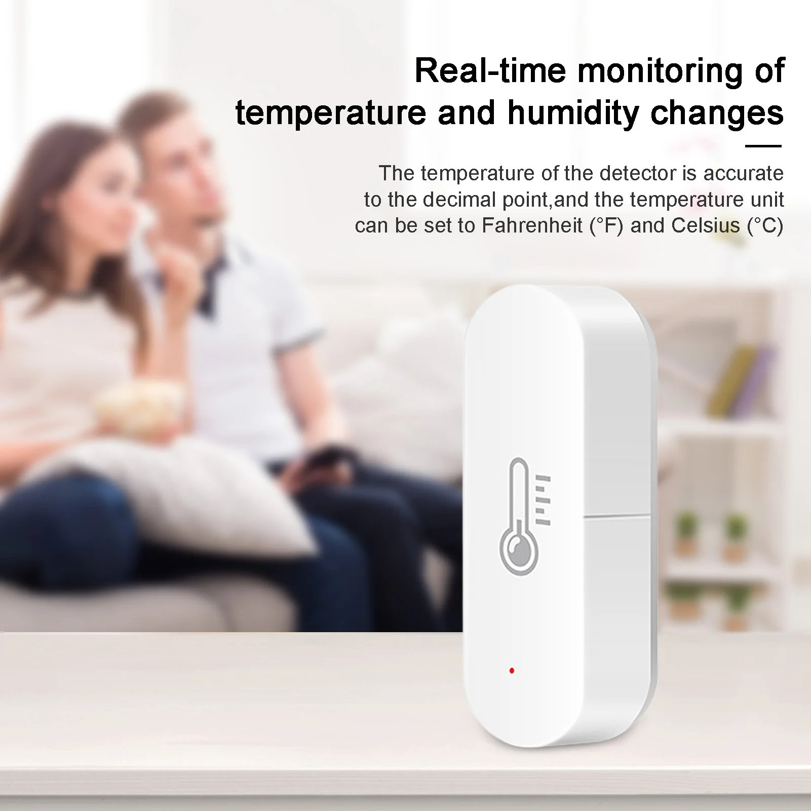 New Tuya Smartlife Temperature Humidity Sensor Indoor Outdoor Hygrometer Thermometer Detector Alexa Google Home