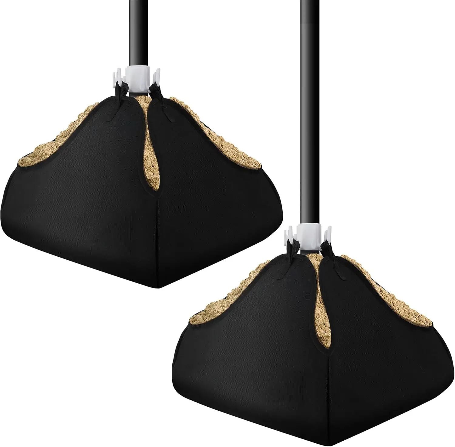 

2 Sets Beach Umbrella Base Weight- 600D Oxford Cloth Sun Umbrella Fillable Weights Sand Bags- Heavy
