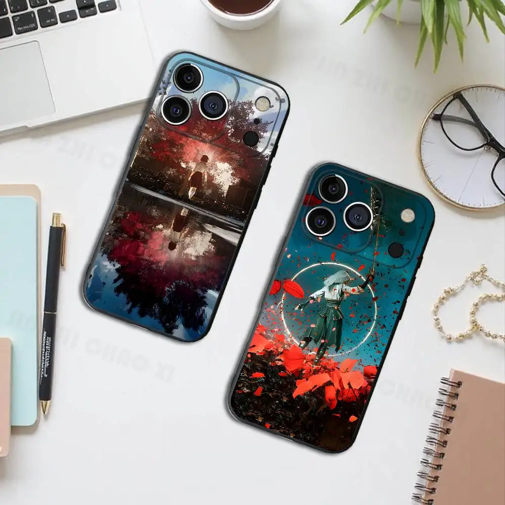 

Clair Obscur Expedition 33 Black Phone Case For IPhone 17 16 15 14 13 12 13 12 11 Pro Max Plus XS XR Silicone Soft Back Cover