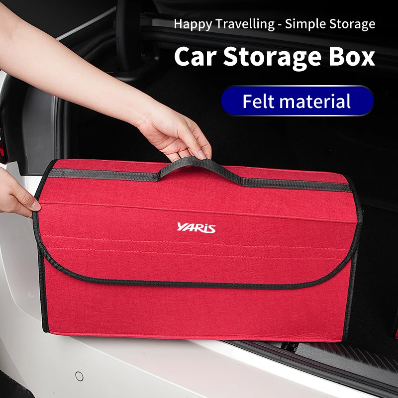 Органайзер для багажника автомобиля, складной Противоскользящий отсек, сумка для хранения багажника для Toyota Crown Corolla YARIS L Auris C-HR Hilux Vios Rav4 P