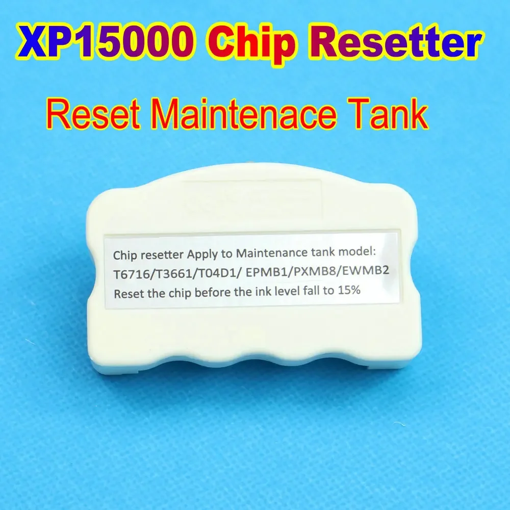 Xp15000 Maintenance Tank Chip Resetter Xp-15000 Reset for Epson XP 15000 5100 5105 5115 L6170 2800 2860 2865 ET 2700 2750 3700