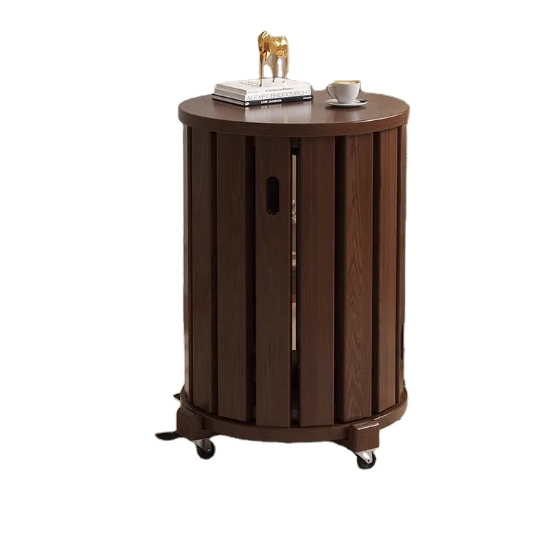 

/Small Coffee Table Bedside Table Removable Wooden Stool /Solid Wood Stool Stackable Round Stool