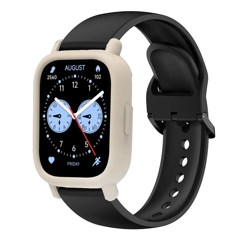 غطاء سيليكون ناعم لساعة Redmi Watch 5 Lite حافظة واقية مجوفة حافظة ساعة خفيفة للغاية لتزيين ساعة Redmi 5 Lite