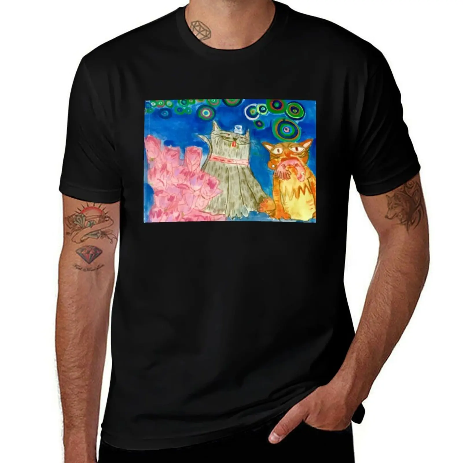 88. My Ceramic Cats. T-Shirt plus size tops tees rapper graphic tees fitted t shirts for men