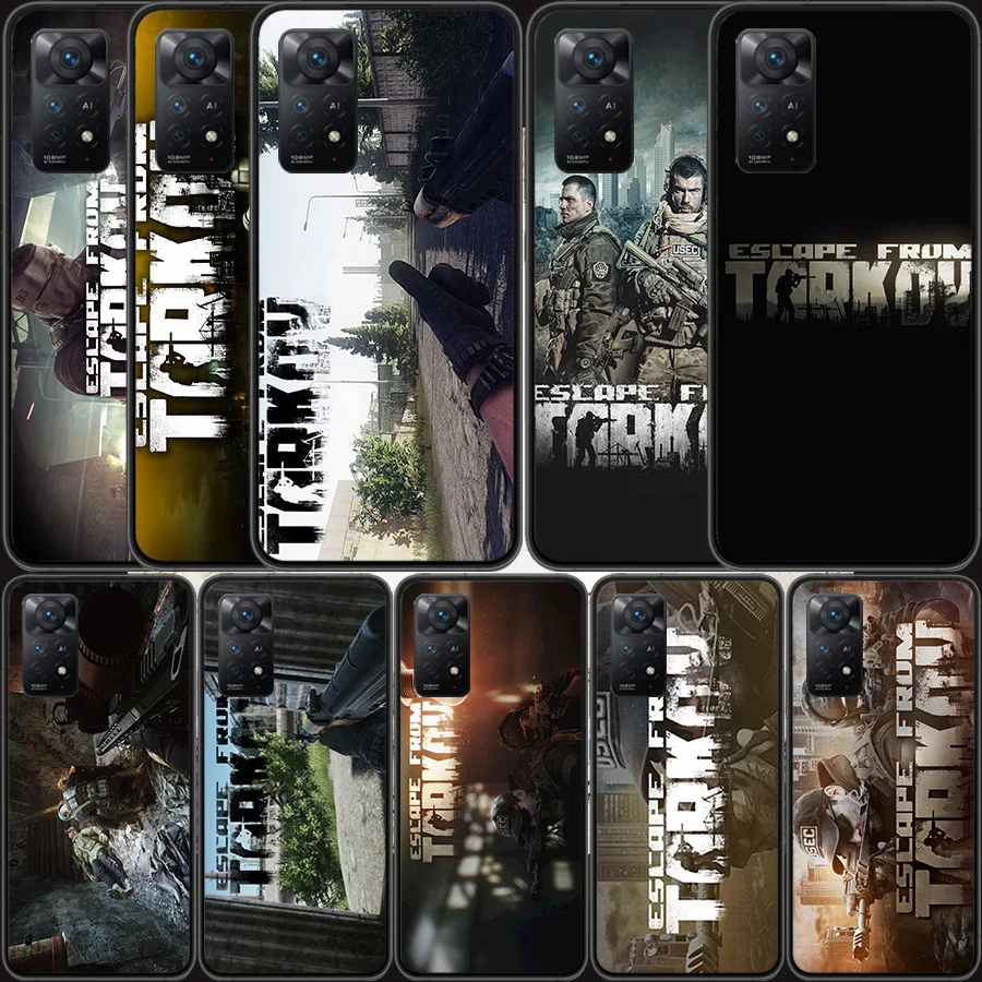 Escape From Tarkov Phone Case For Redmi Note 13 Pro 5G Plus 12 12C 10 10A 10C 9 9A 9C 9T 8 8A K60 K70 Pro Xiaomi Cover 7 7A 6 6A