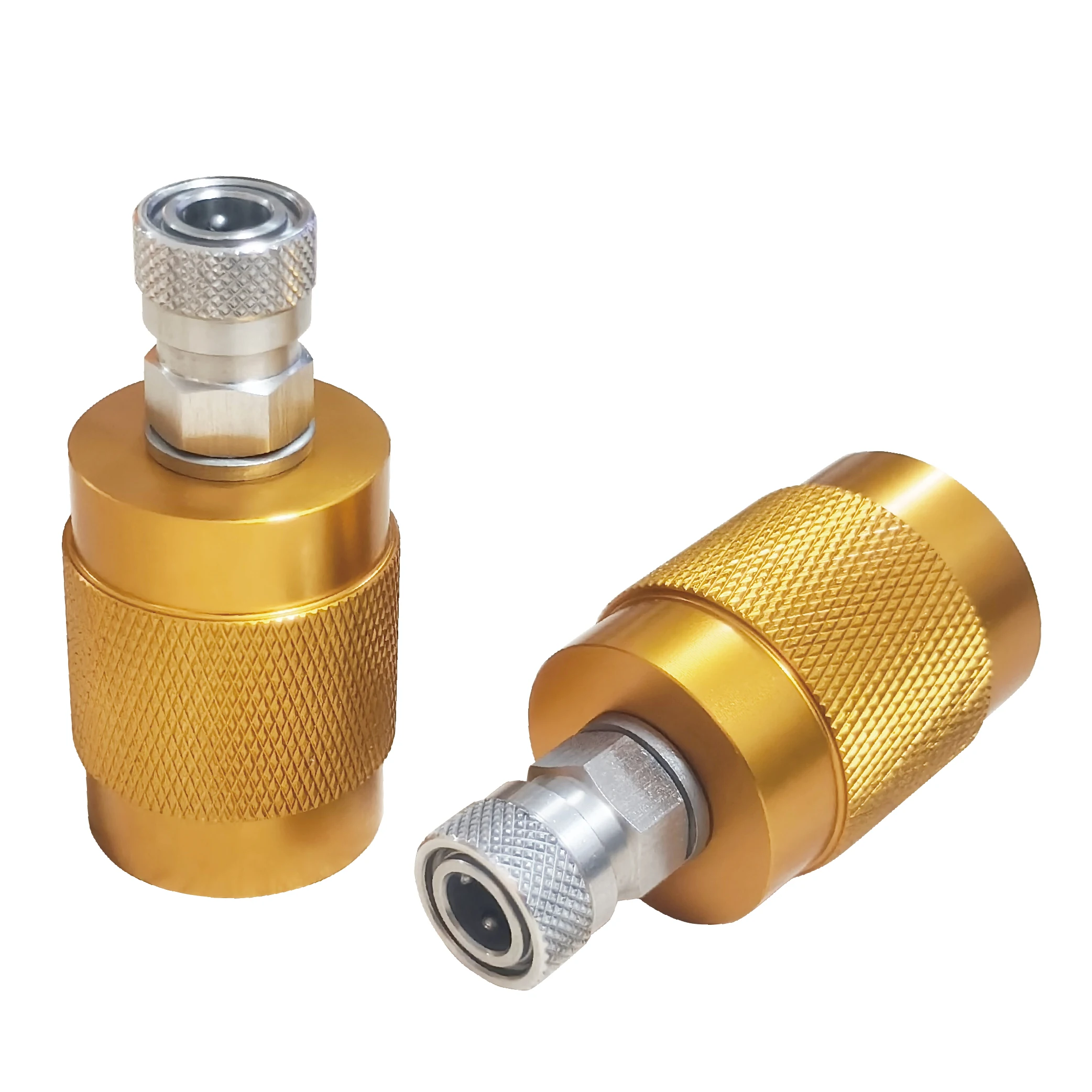 G5/8 300Bar DIN Adapter, G5/8 Female to 8mm Female Quick Connector, Professional Fittings for Air Filling Station Valve