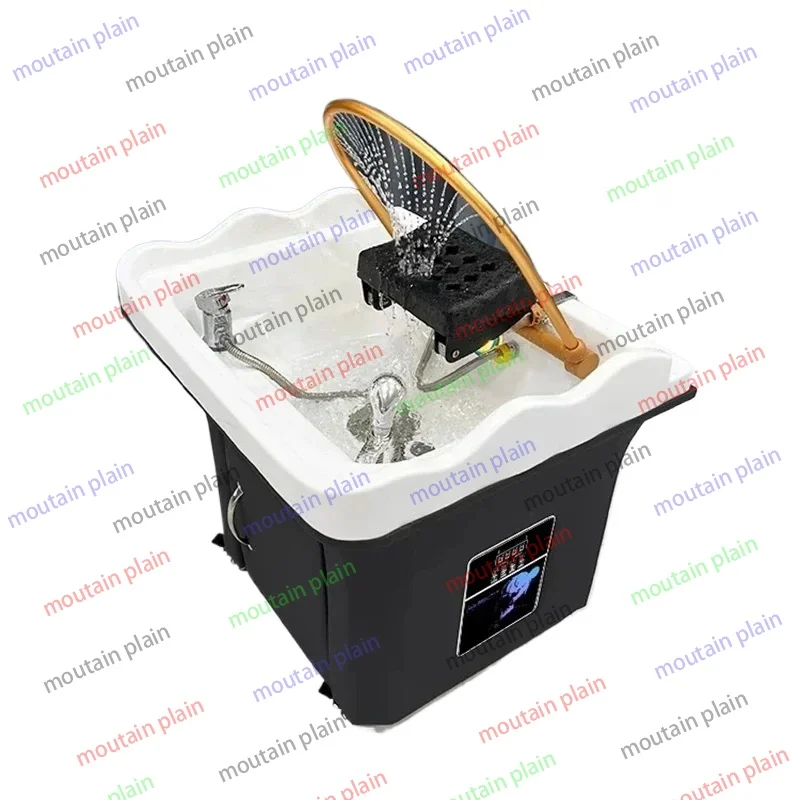 Head Spa Shampoo Chair Hair Salon Move Therapy Lettino Furniture Portable Small Hair Washing Station Chair MQ50SC