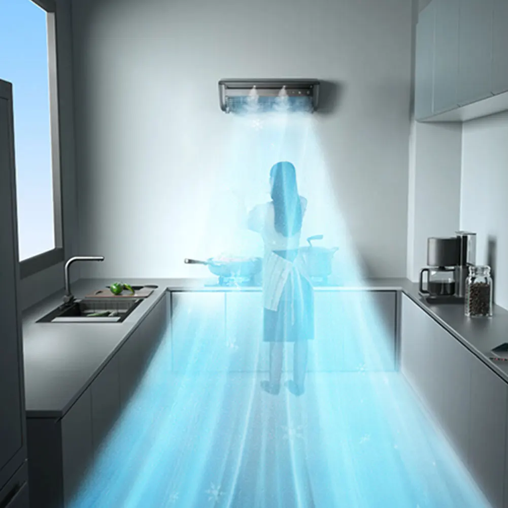 壁掛け式空冷ファン 3段階風量調節 卓上扇風機 充電式扇風機 寝室 オフィス リビングルーム用