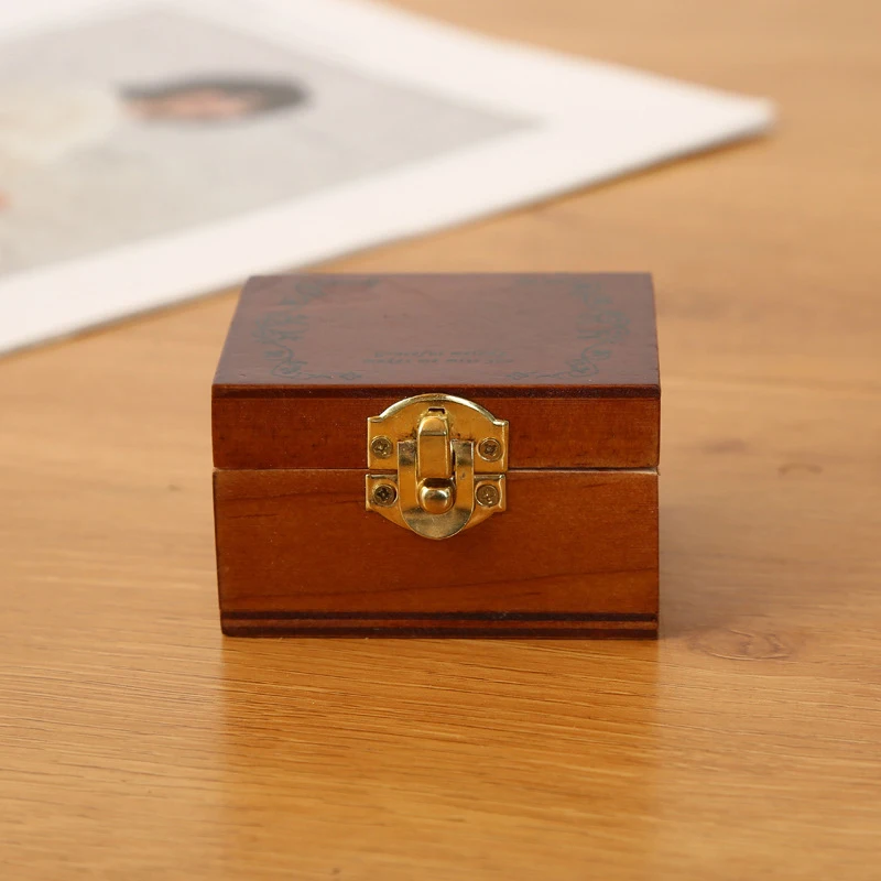 Mini valise en bois vintage, maison de courses, boîte de rangement, modèle de courses, décoration de meubles, maison de beurre, accessoires pour la maison, 1:12