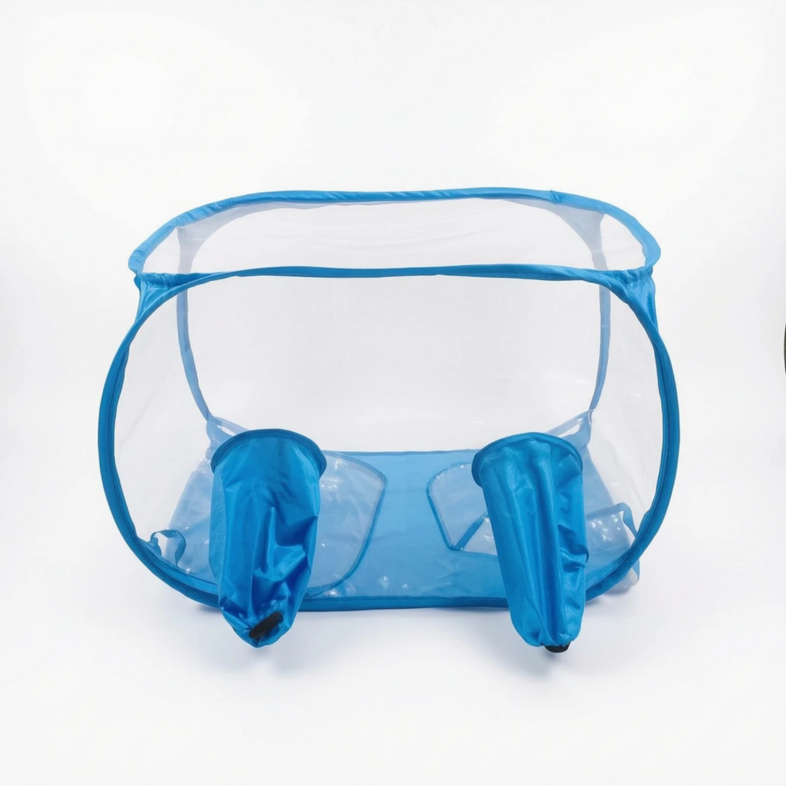 Still Air Chamber with Glove Ports Indoor Grow Tent with Arm Holes Fungi Grow Box Portable Work Station Clear - view 4