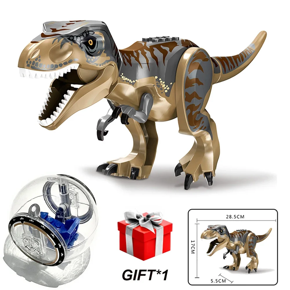 28 Arten Jurassic Dinosaurier Welt Bauklötze Tyrannosaurus Indominus I-Rex Mit Flucht-Gyrosphäre Bausteine Spielzeug