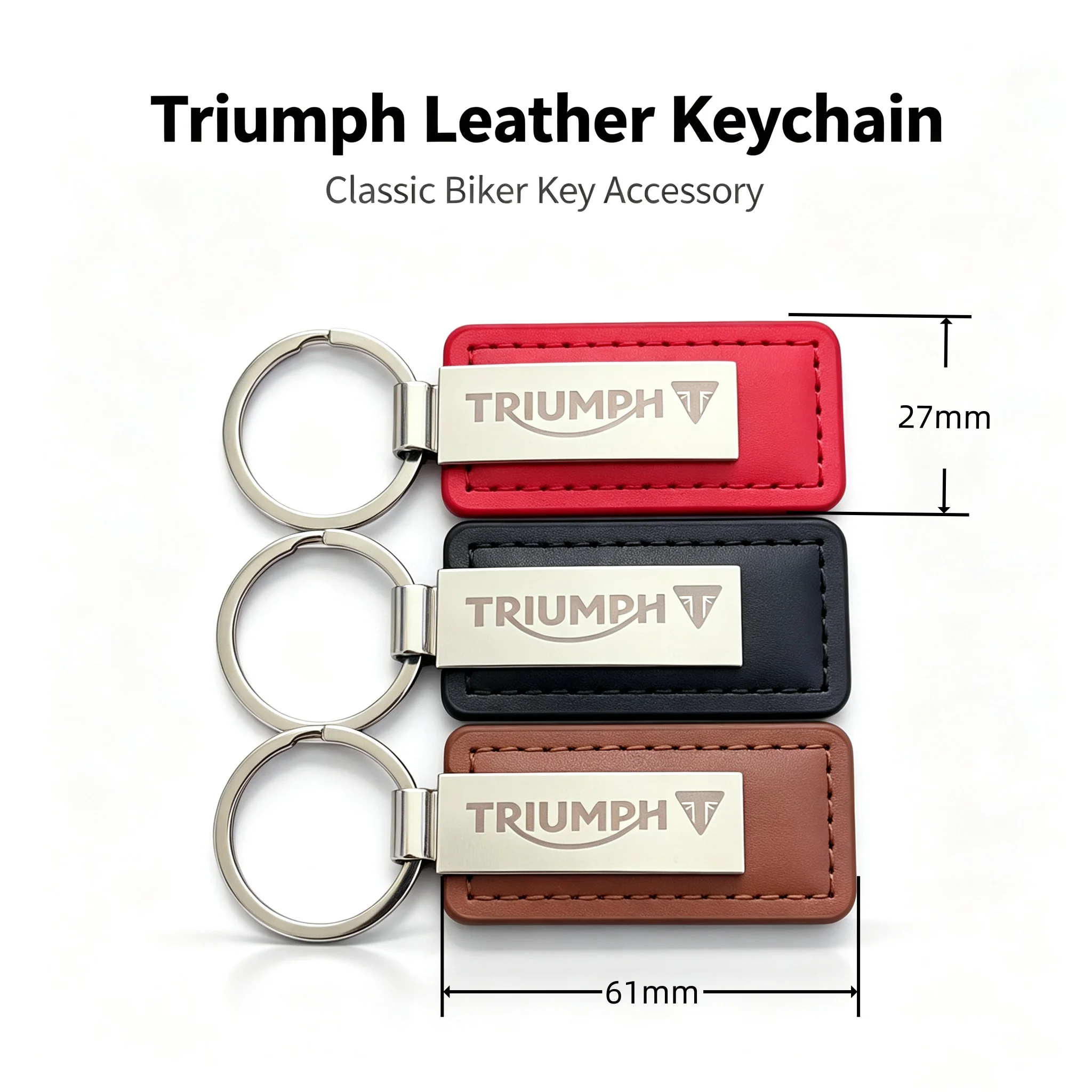 Motorcycle leather lanyard worn on wrist