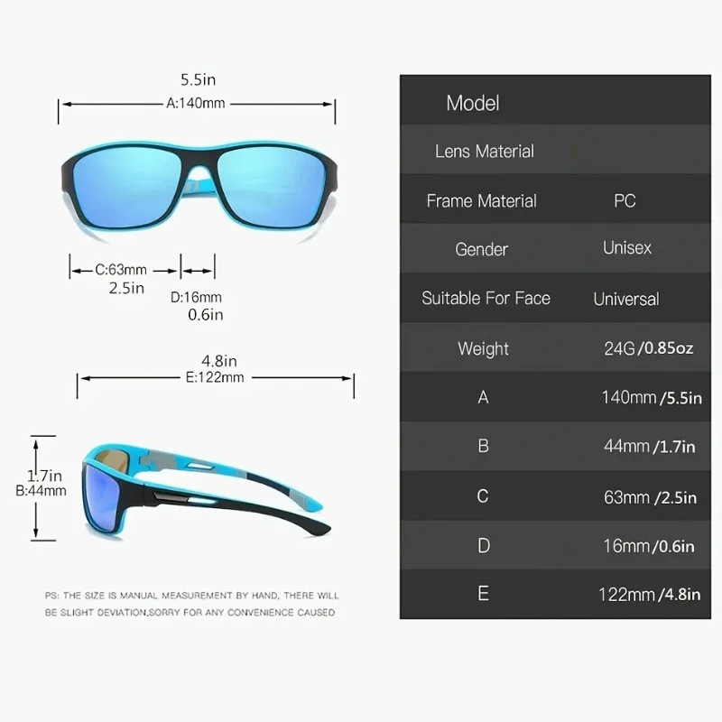 Vintage męskie okulary przeciwsłoneczne z polaryzacją męskie sporty na świeżym powietrzu wiatroszczelne piaskowe klasyczne okulary przeciwsłoneczne do jazdy wędkarskiej — zdjęcie 2