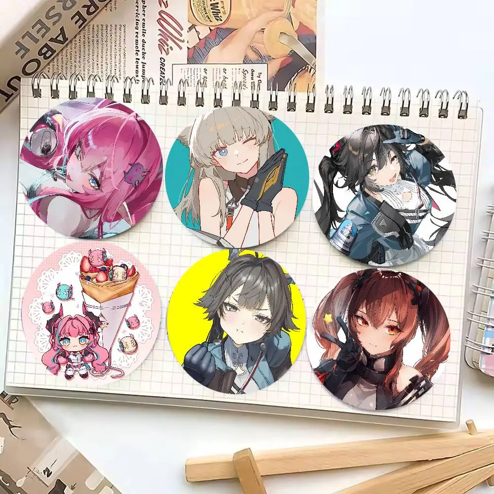 Cute Arknight Endfired Game Chibi Kawii Anime TangTang Badge Metal Brooch for Bag Clothes Hat Decor Cosplay Accessories Gifts