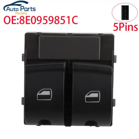 아우디 A4 R8 TTS TT 8E용 새 자동차 파워 윈도우 스위치 버튼 0959851 C