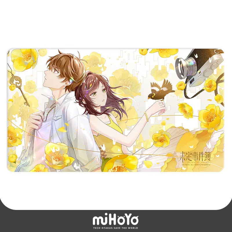 Tears of Themis Official Merch miHoYo Original Flower language series mouse pad Adjudicator Raven Libra