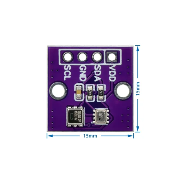 AHT20+BMP280 DC2-5V Temperature, Humidity and Air Pressure High Precision Digital Atmospheric Pressure Sensor Module