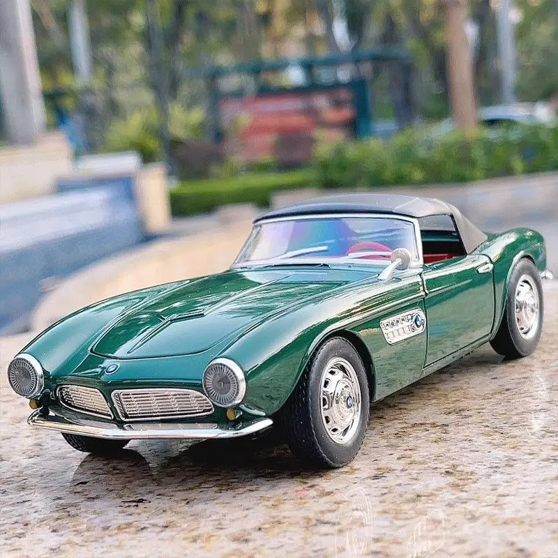 

Модель винтажного автомобиля 1:24 507 из сплава, с функцией отката, звуком и светом, коллекция Auto Club, декоративные элементы, игрушки для мальчиков