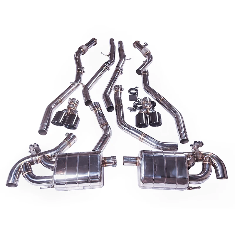 

GFC подходит для Porsche Cayenne 3.0T 9YA 304 из нержавеющей стали Catback с клапаном выхлопной системы от 2019 до 2024 гг.