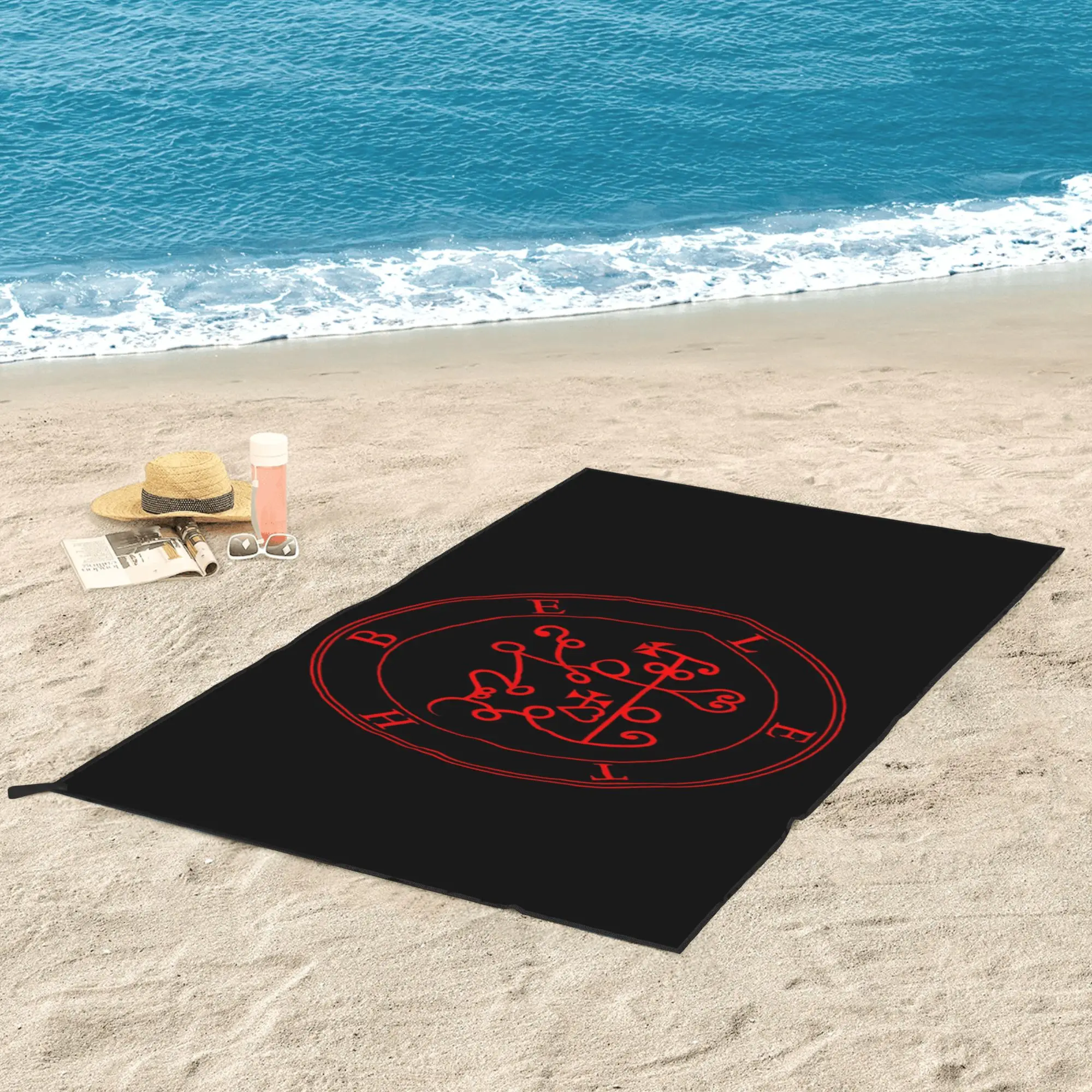 

Beleth - Goetia (red) Beach Towel Soft Microfiber Quick Dry Absorbent Quick Towels For Yoga