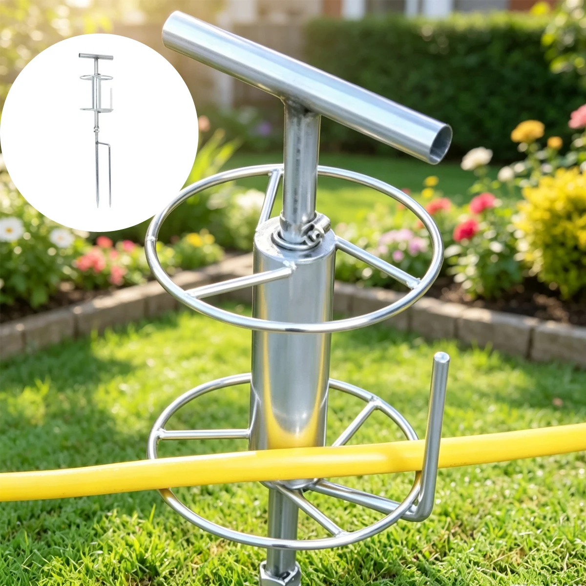 Garden Hose Guide Stakes Gardening Accessories Pipe Home Water Reel Outdoor Irrigation Roller Watering Lawn Equipment Hoses the