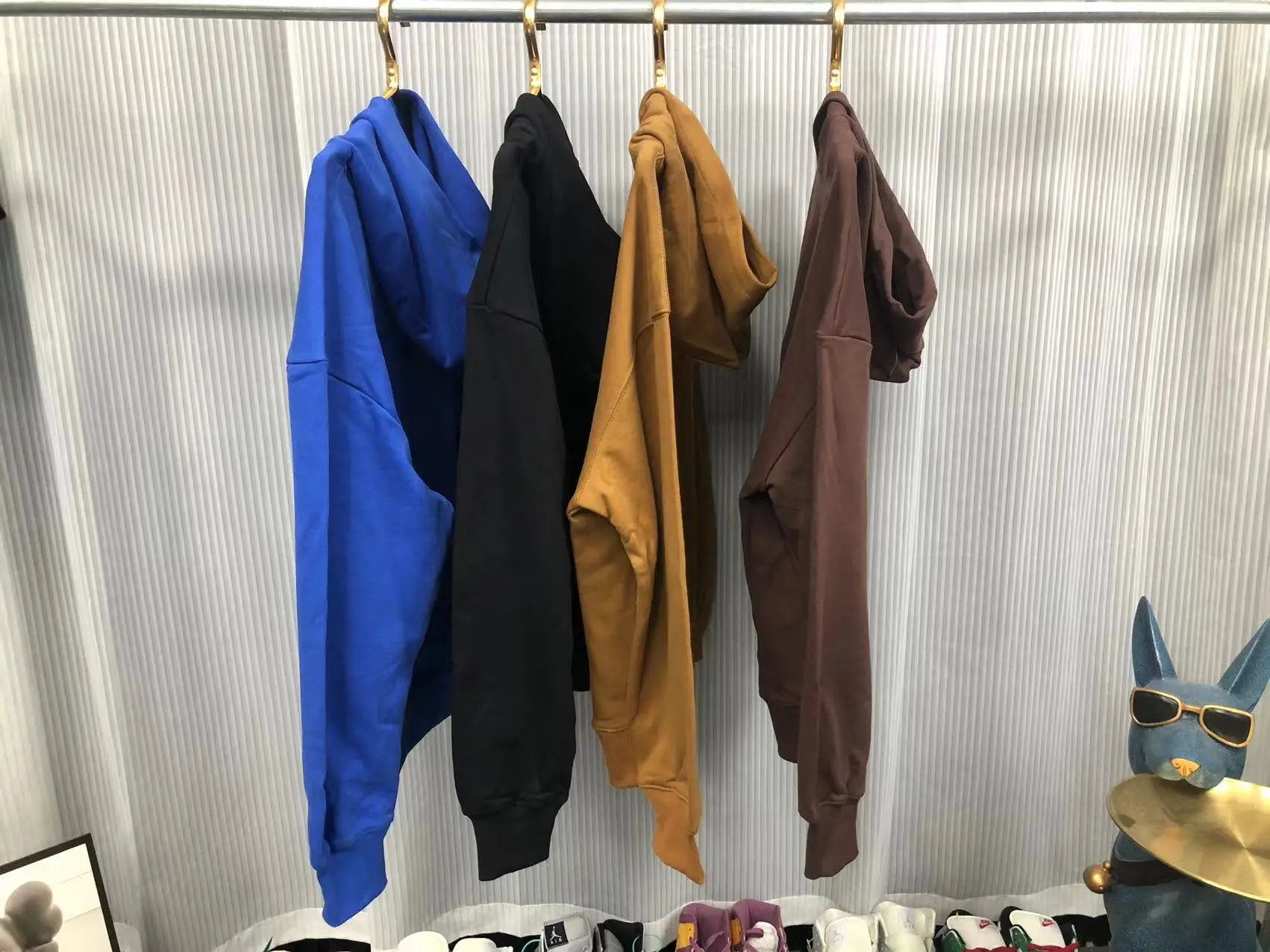 2023fw Black Season 6 Hoodie Men Women Thick Heavy Kanye West Hoody Hip Hop Ye Sweatshirts Terry Pullovers Inside Label