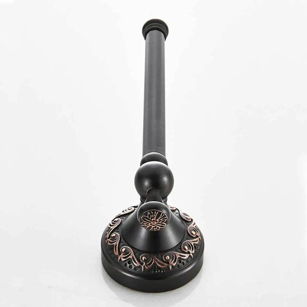 

Латунный держатель для туалетной бумаги в стиле ретро, черный бронзовый рулон, настенное крепление, стойка для бумаги, органайзер для хранения в ванной комнате, держатель для салфеток