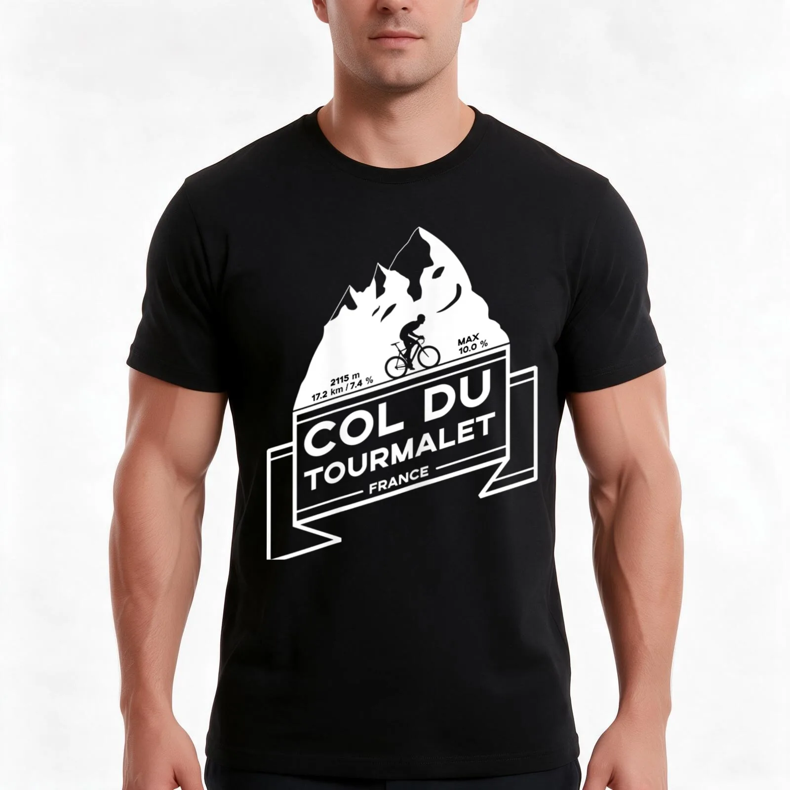 Col Du Tourmalet Road Cycling T-Shirt Summer Casual Cotton Tee Oversized Streetwear Tops Vintage Graphic Print 100% Cotton