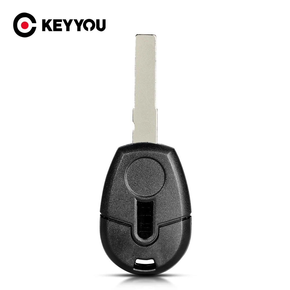 KEYYOU For Fiat Positron EX300 No Chip Replacement Transponder Key Case