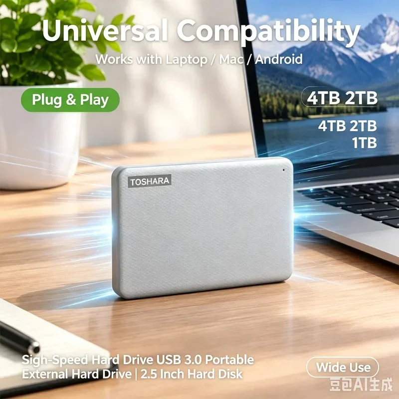 High Speed USB 3.0 External Hard Drive 2.5