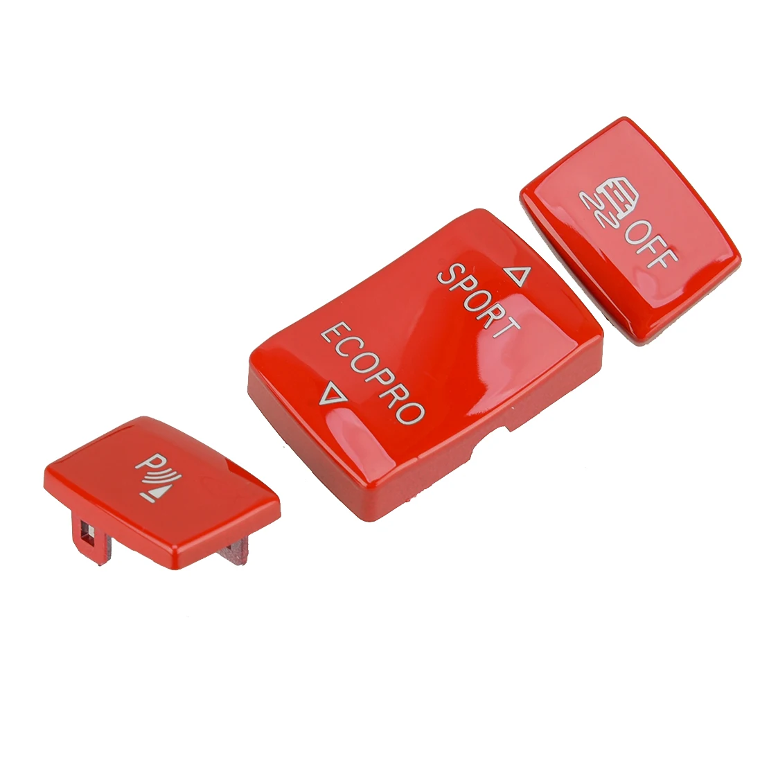 

3Pcs/Set Red Car Console Gear Shift Button Cover Sticker Decor Fit For BMW F20 F21 F22 F23 F30 F31 F34 F32 F33 F36 61319252912