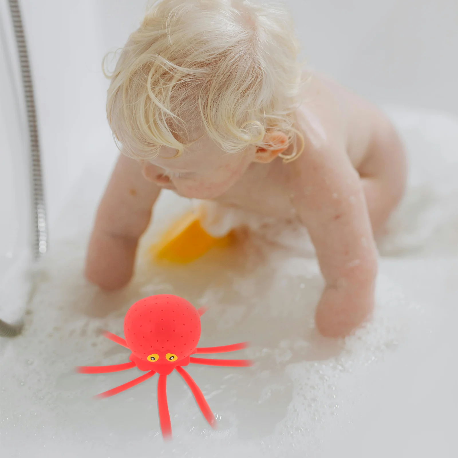 

Children's Bath Toys Toddler Bathtub Baby Kid Shower Kids Water for Pool Small Plaything Absorbent Octopus Outdoor Squeezing