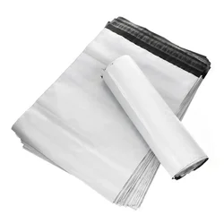 100pcs/lot Opaque PE Plastic Express Envelope Storage Bags White Color Mailing Bags Self Adhesive Seal Courier Bag