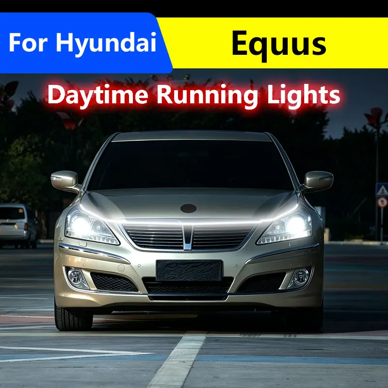 For Hyundai Equus Decorative Atmosphere Lamps Ambient Lights Car Flashing 1pcs 12V LED Daytime  Ambient Running white Light