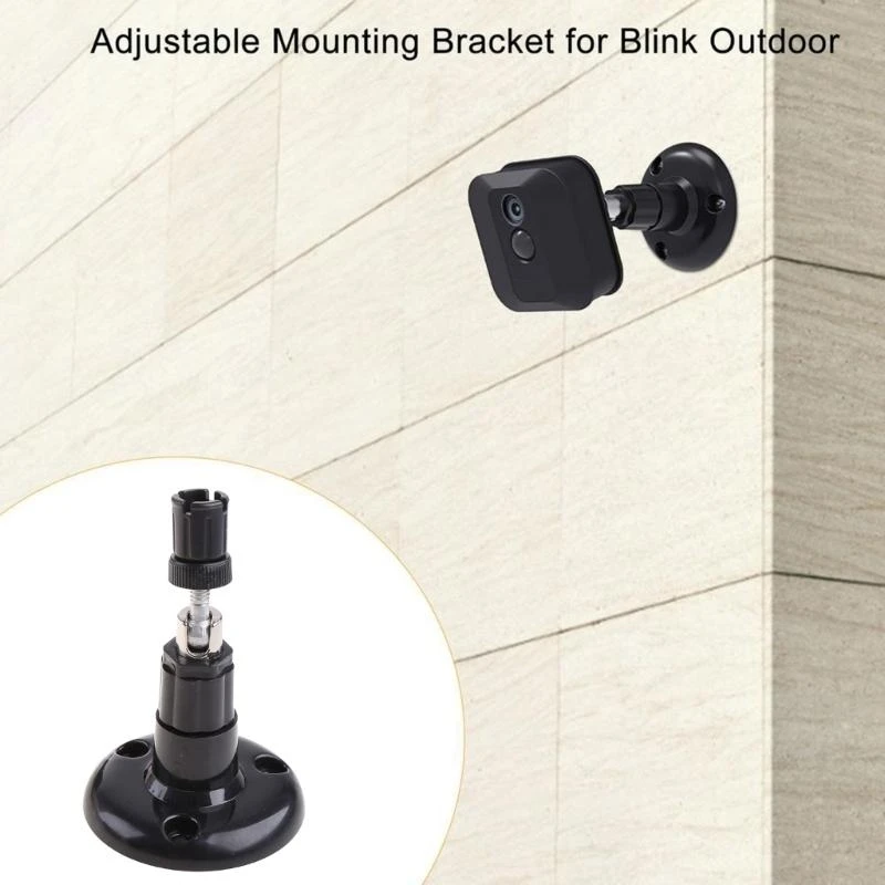 Wall Mounted Bracket For BlinkOutdoor Cameras Security Camera System Weatherproof 360 Degree Protective Adjustable Mount