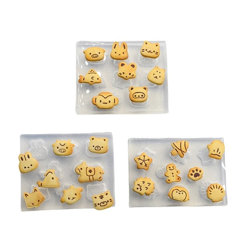 Flexible Sturdy Silicone Baking Molds Featuring Japanese Styles Cartoon Animals Home Accessory for Creative Treats C1FC