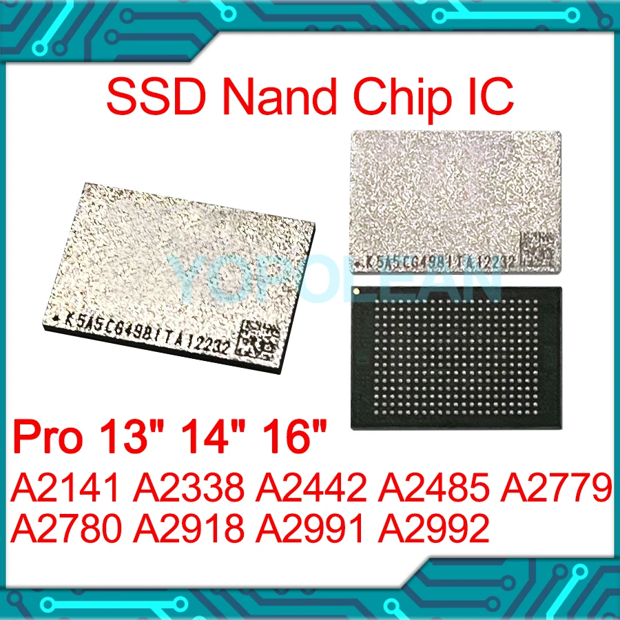 SSD NAND For Macbook Pro A2141 A2338 A2442 A2485 A2779 A2780 A2918