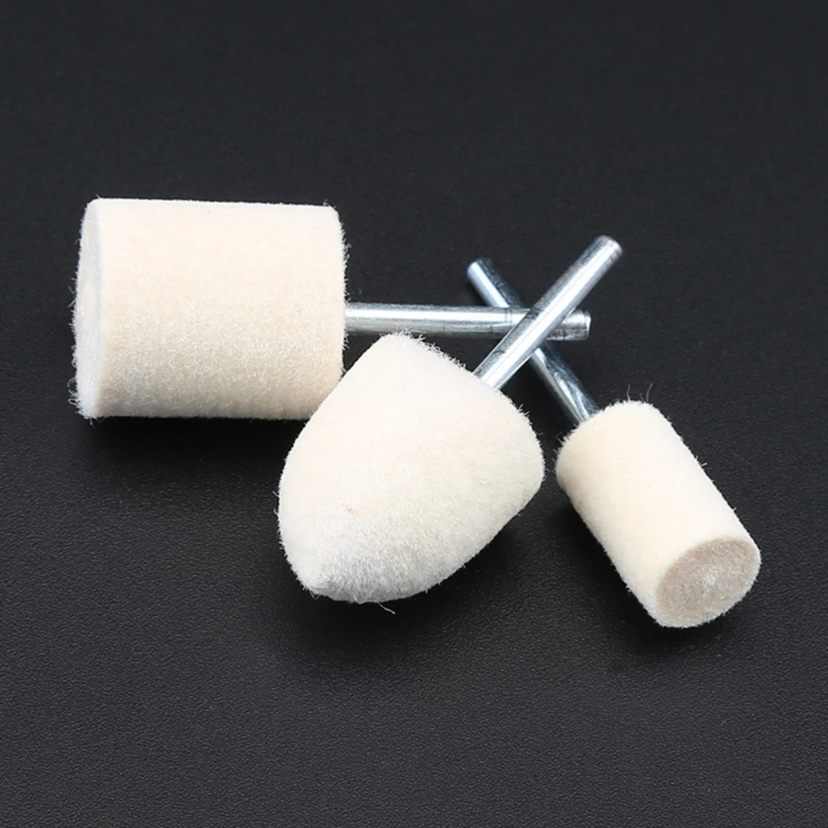 

25pcs Polishing Wool Wheel for Glass Aluminum Felt Buffing Pads Beauty Equipment Jewelry Stainless Steel Mechanical