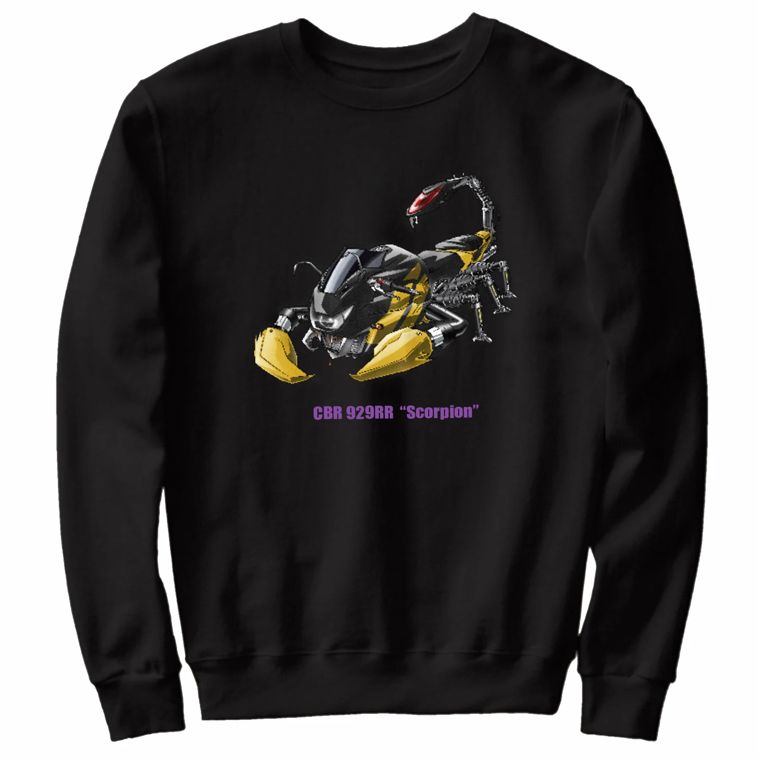 

Classic Japanese Motorcycle CBR 929RR Scorpion Transfiguration Inspired Sweatshirts New 100% Cotton Casual Mens Pullover Hoodie