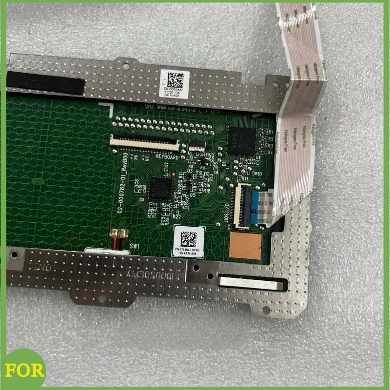 Original New Laptop Touchpad For Dell Latitude 7420 E7420 Clickpad Mouse Pad Button Board Replacement Part 0GX9KN Black Silver