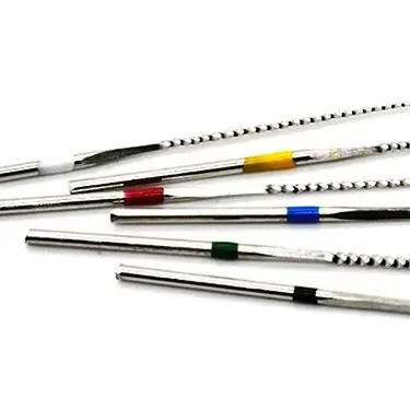

6Pcs Dental Ultrasonic U-Files Staniless Steel 33mm Root Canal Endodontics Instruments Ultrasonic Files Dentistry Lab