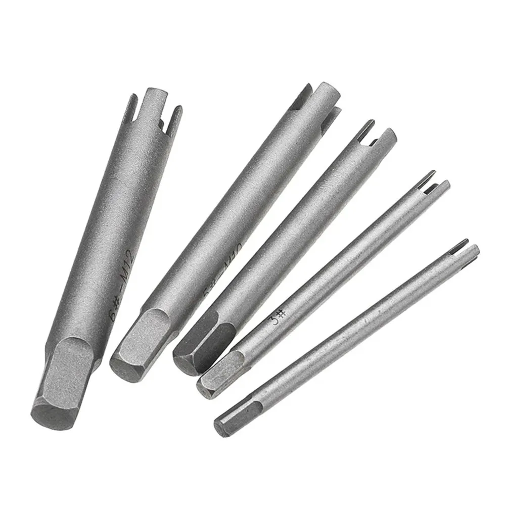 Damaged Screw Tap Extractor M5/M6 Broken Tap Extractor Guide Easy Wire Screw Remover Tools Drill Bit Hand Tools