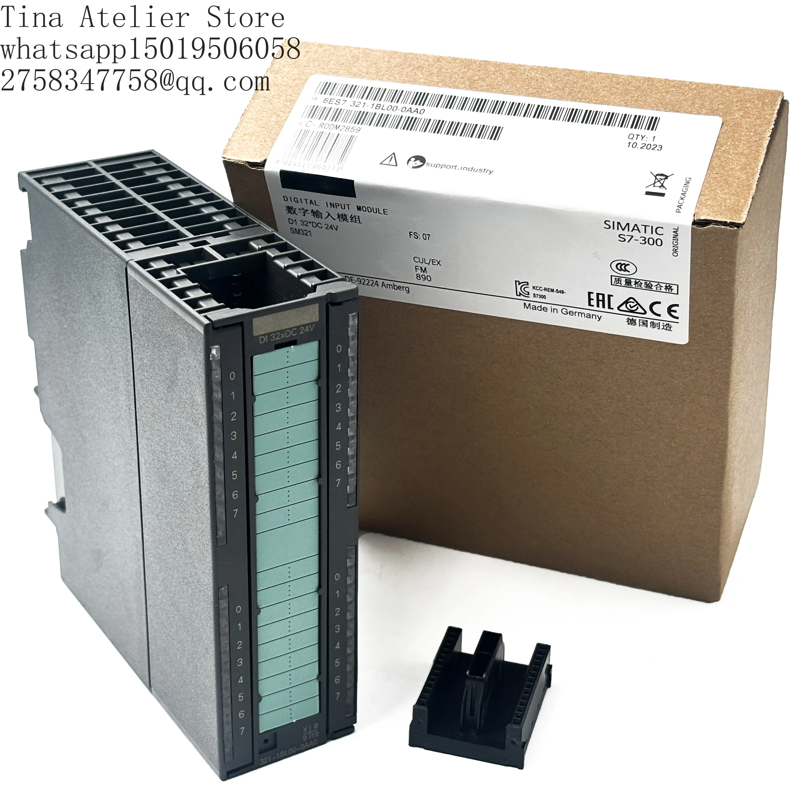High Quality Industrial Automation 6ES7321-1BL00-0AA0 S7300 6ES7 321-1BL00-0AA0 S7-300 Plc Logic Programming Controller