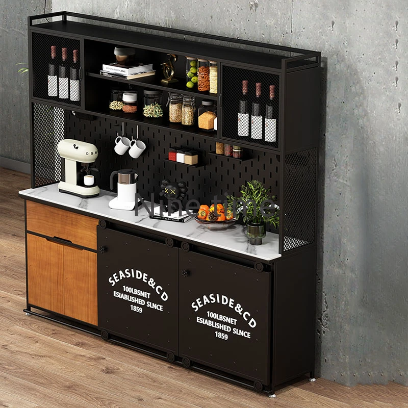 Buffet Storage Wine Cabinets Industrial Unique Small Display Bar Cabinet Corner Holder Armoire Vitre Barra De Vino Decoration