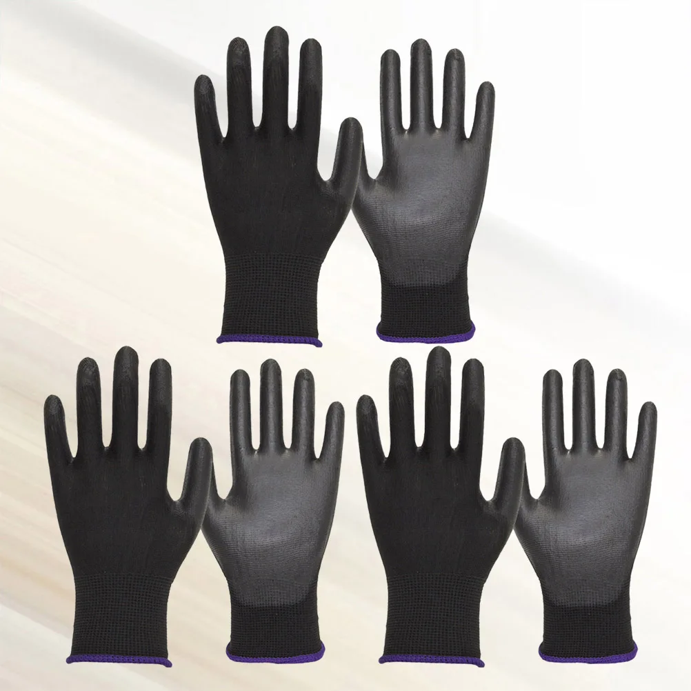 

3pcs Wear-Resistant Safety Industrial Work Protective Gloves For Men Women Waterproof Durable Ventilation Multipurpose